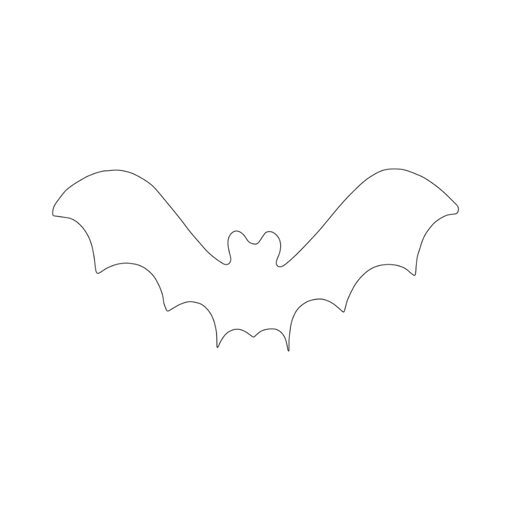 Bat Shape Precut Glass Shape - COE 90