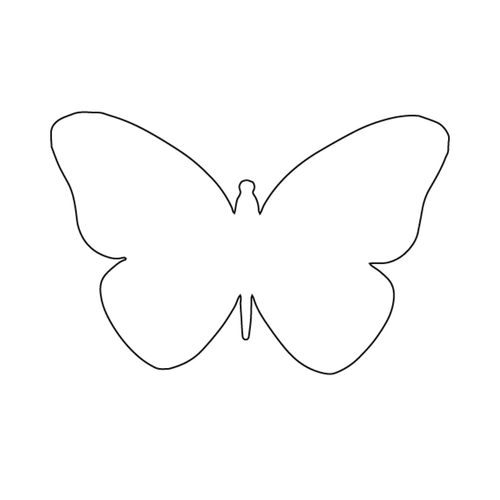 Butterfly Precut Glass Shape - COE 90