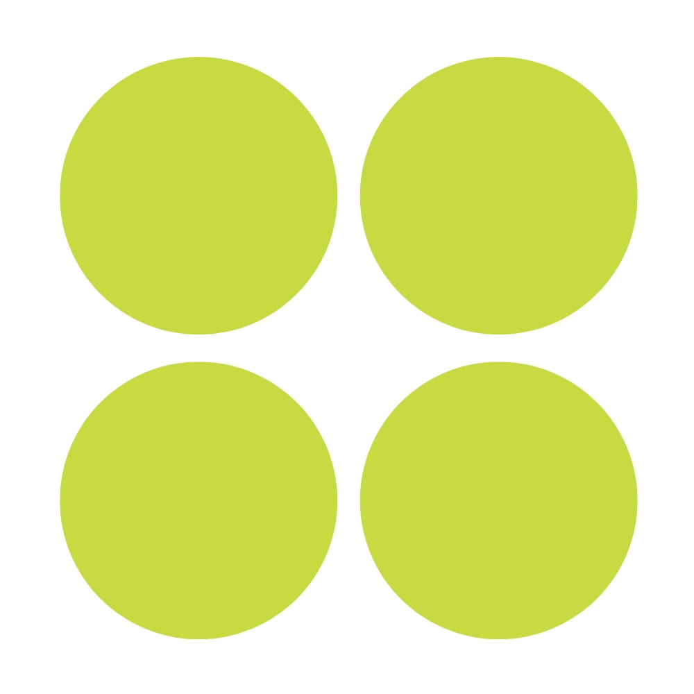 Precut Glass Shape - Circles (4pk) - COE 96