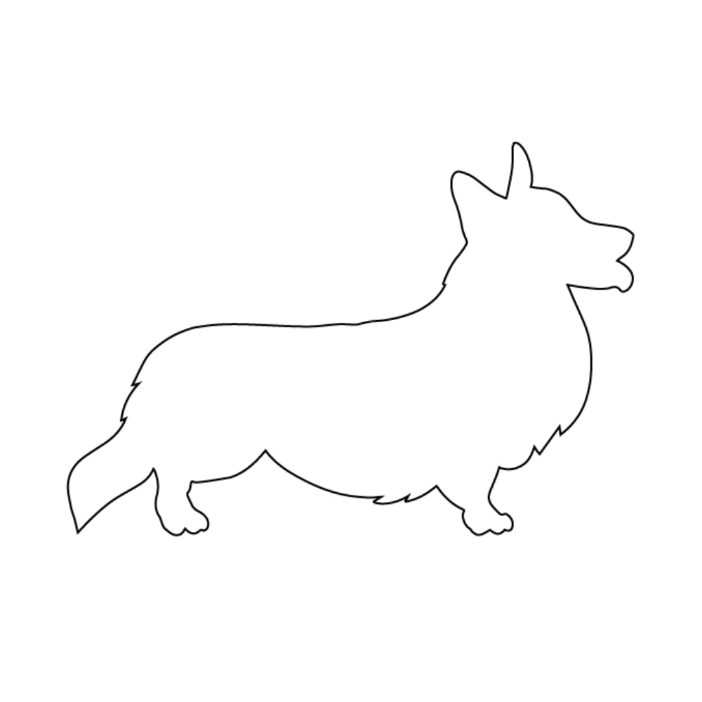 Corgi Precut Glass Shape - COE 96