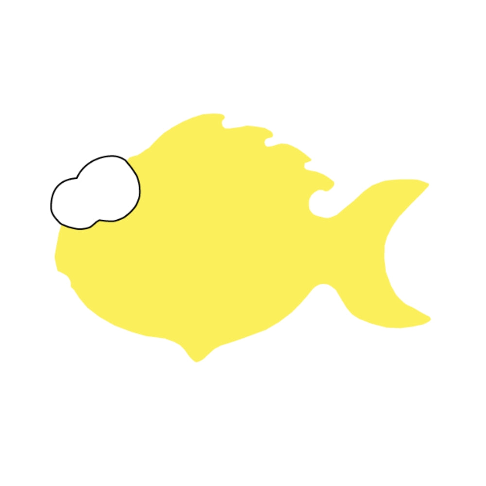 Precut Glass Shape - Cute Fish - COE 96