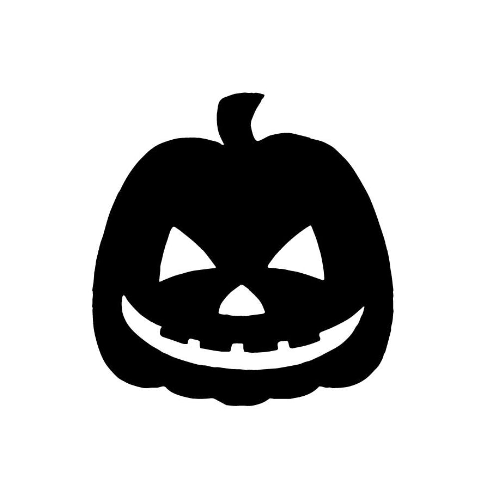 Precut glass shape of a pumpkin.