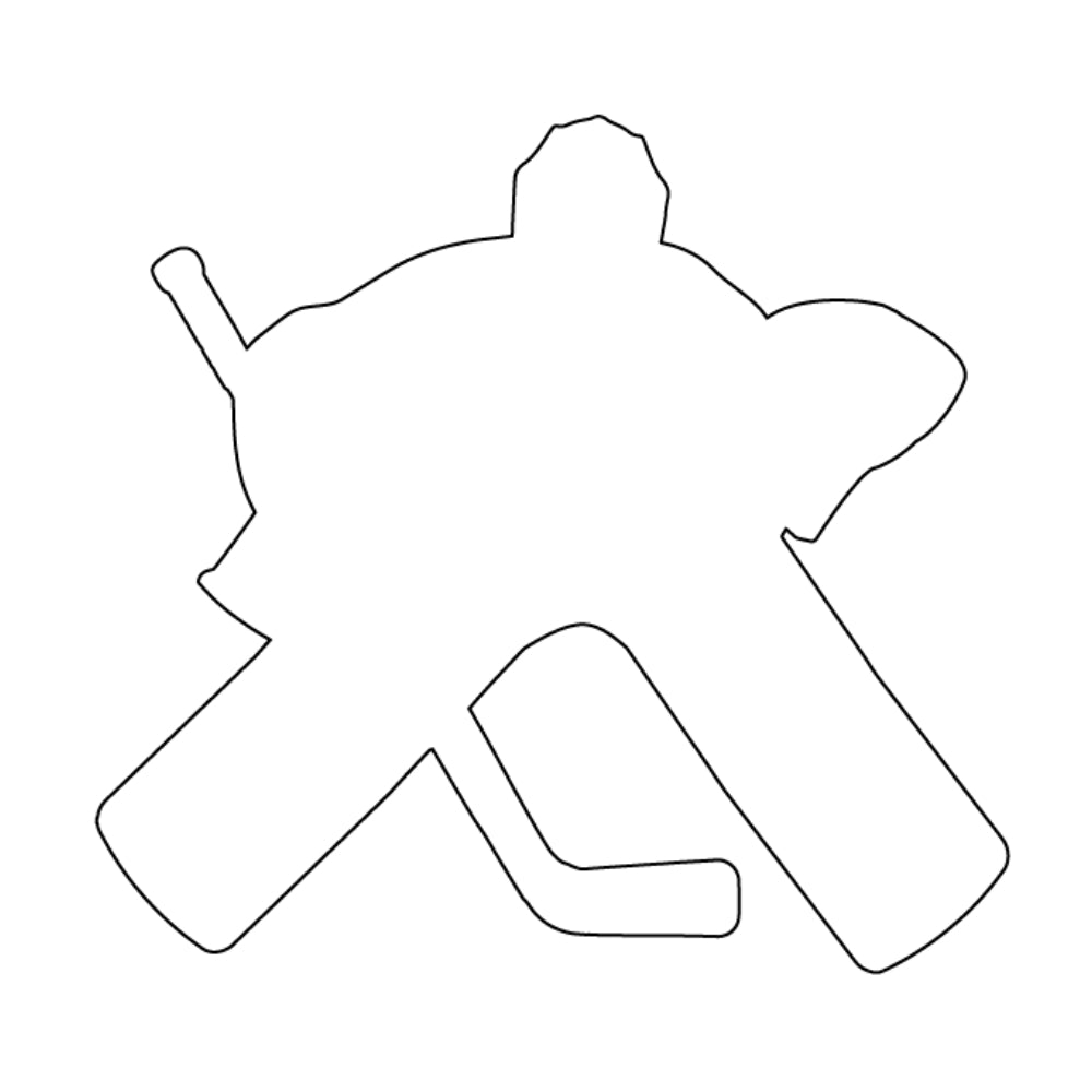 Precut Hockey Goalie - COE 96