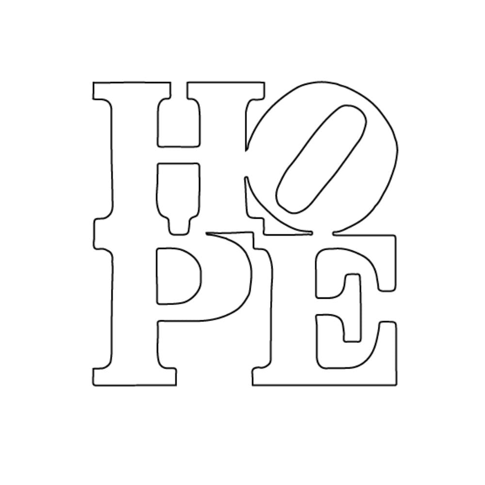 Precut Glass Shape - HOPE - COE 90