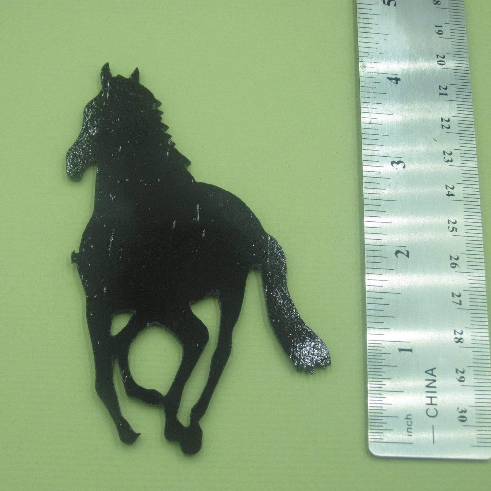 Precut glass shape of horse #2.