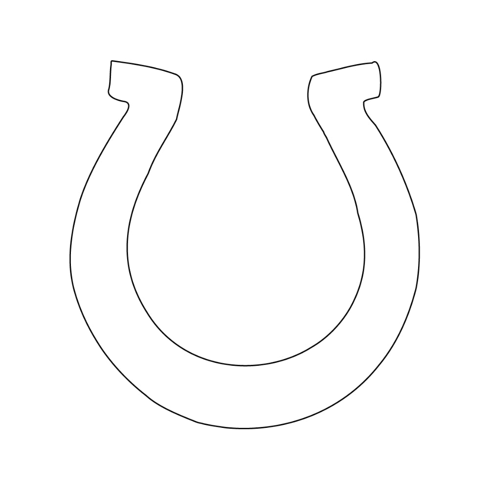 Precut Glass Shape - Horseshoe - COE 96