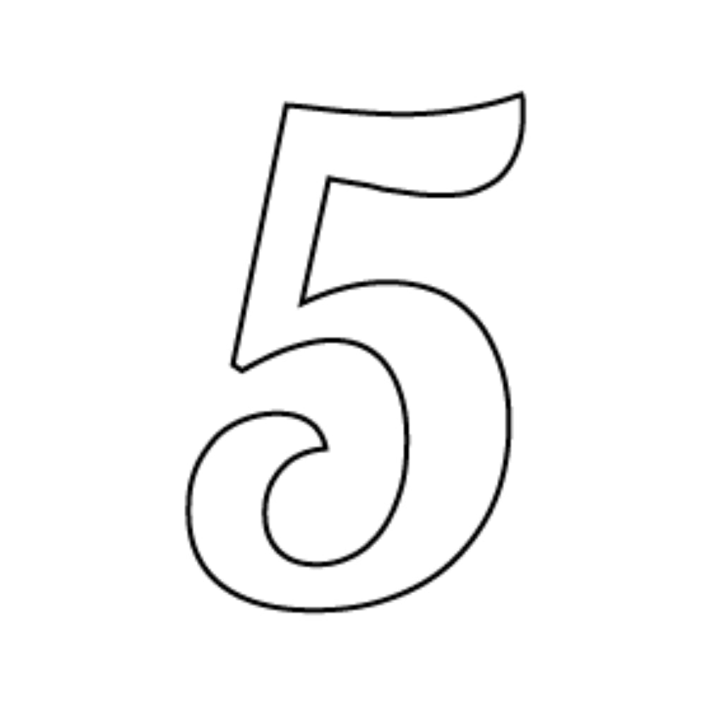 Numbers in Lobster - White COE 90