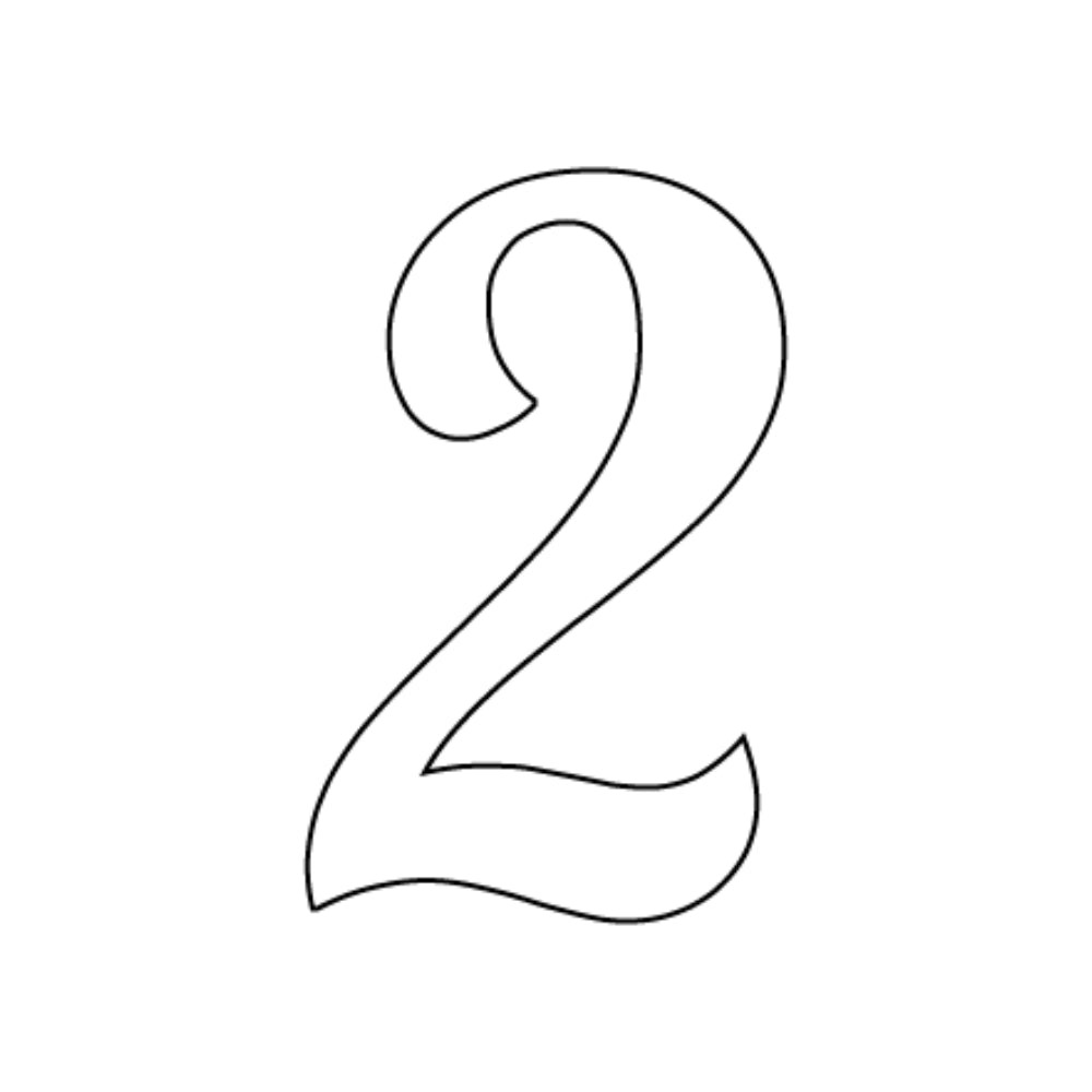 Numbers in Lobster - White COE 90
