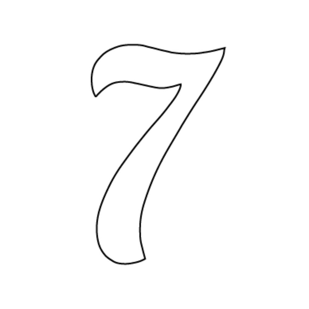 Numbers in Lobster - White COE 90