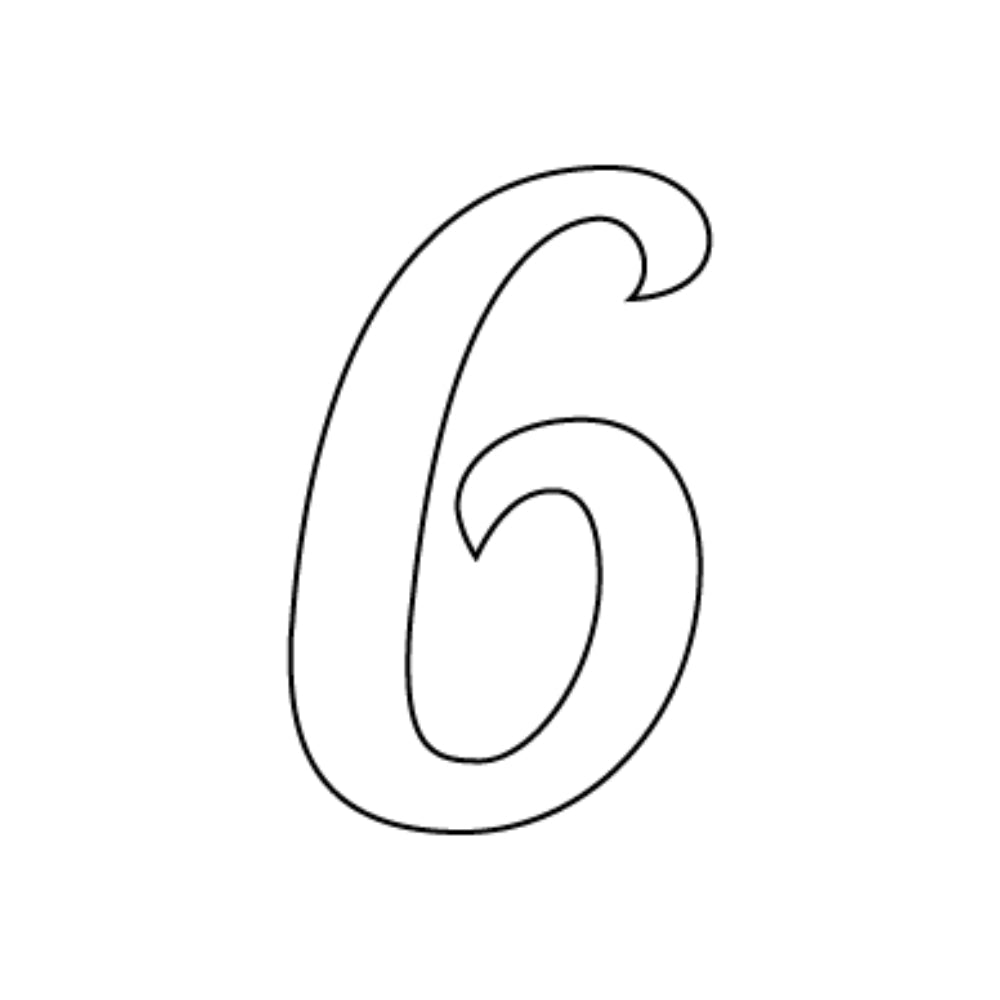 Numbers in Lobster - White COE 90