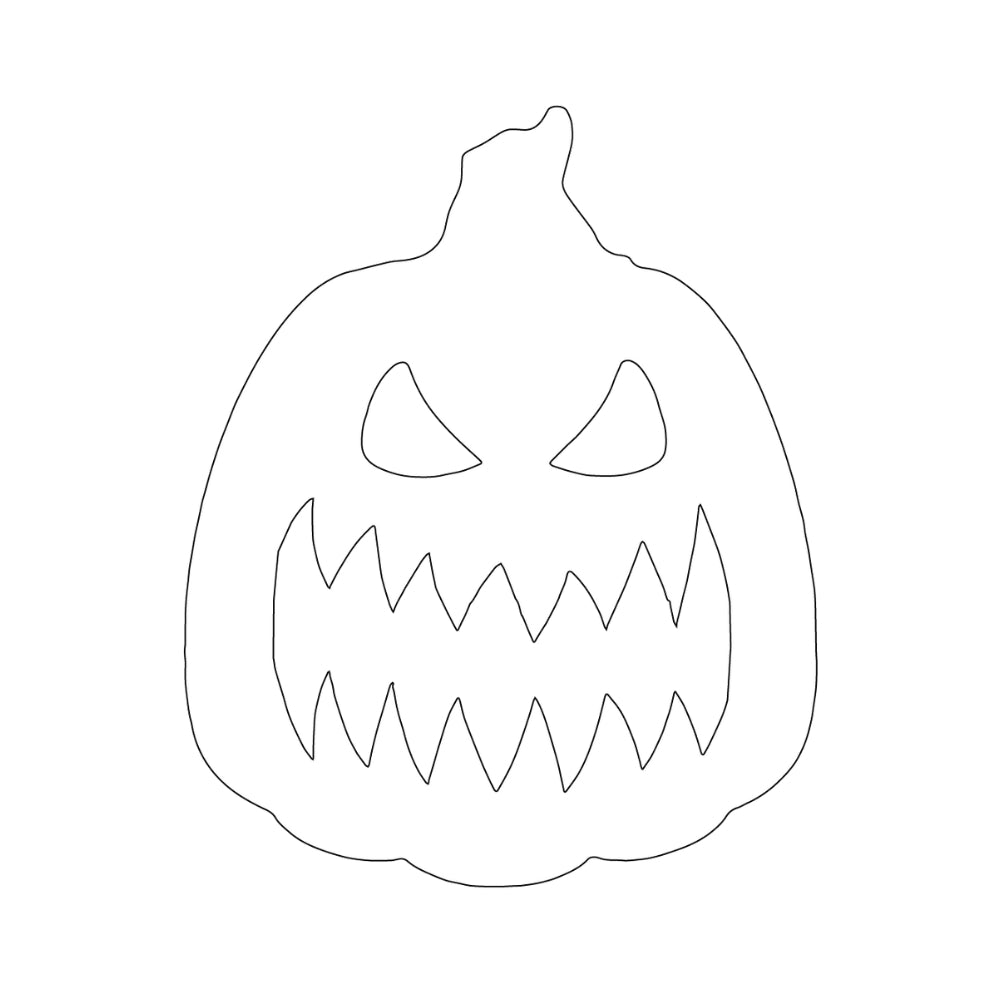 Pumpkin #1 Precut Glass Shape - COE 96