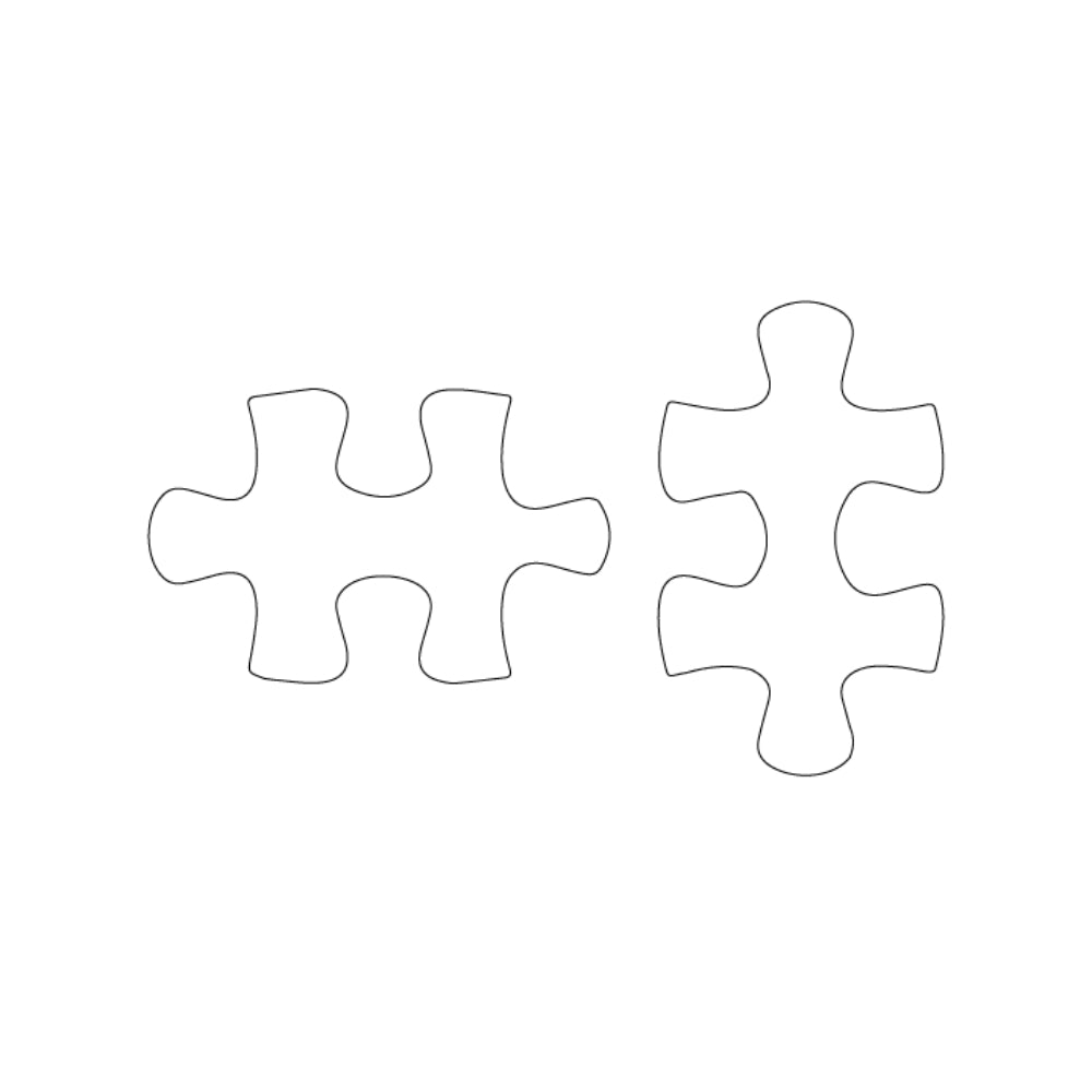 Precut Puzzle Pieces (2pk) - COE 96