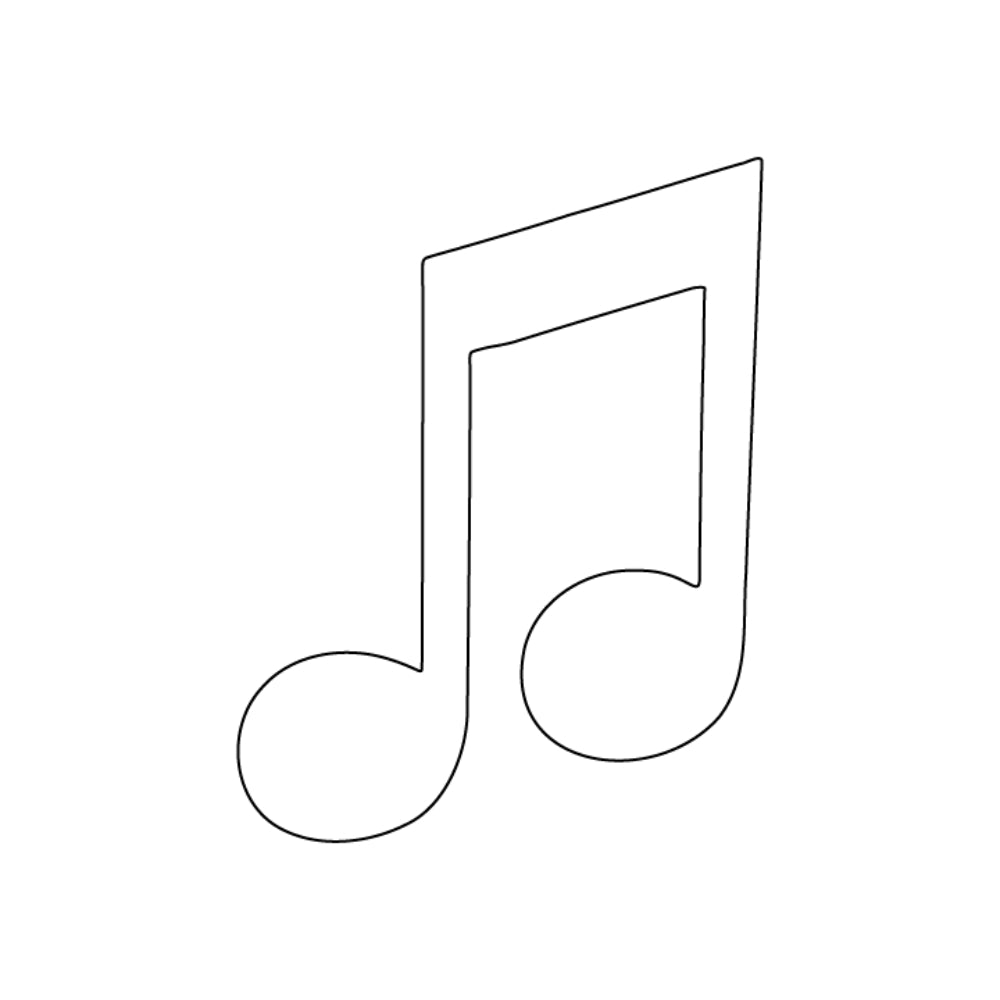 Quarter Notes Precut Glass - COE 90