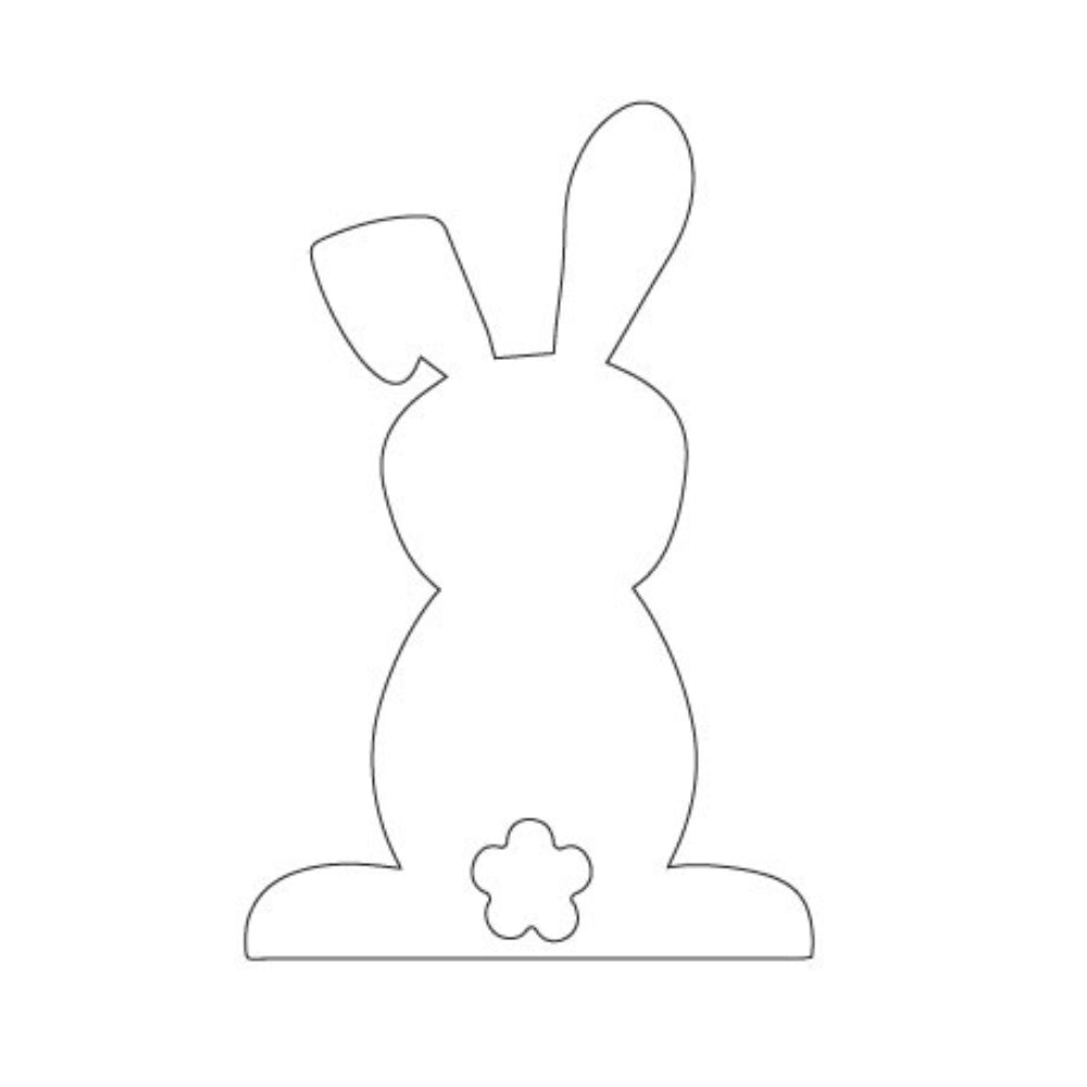 Rabbit with Tail Precut - COE 96