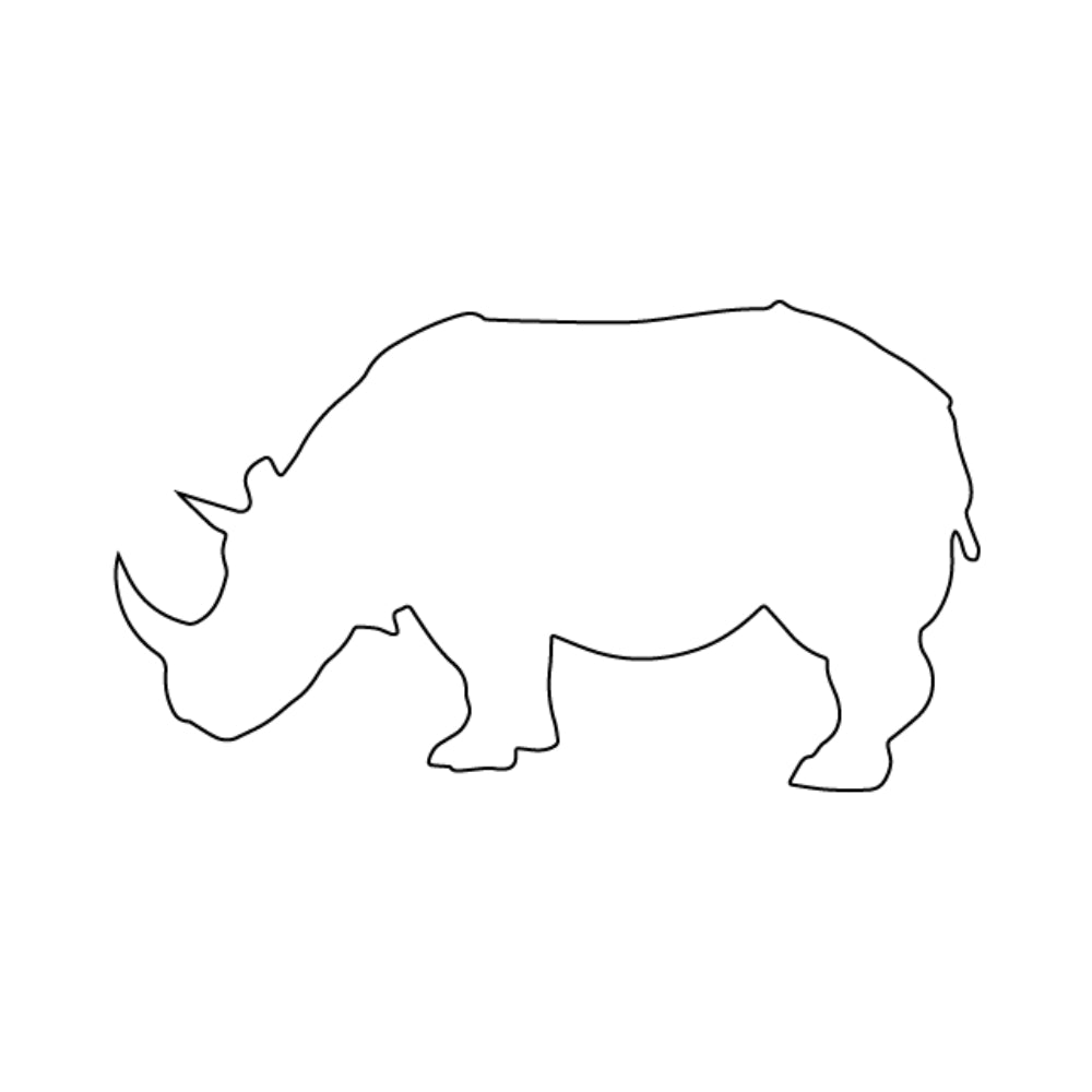 Rhino Precut Glass Shape - COE 96