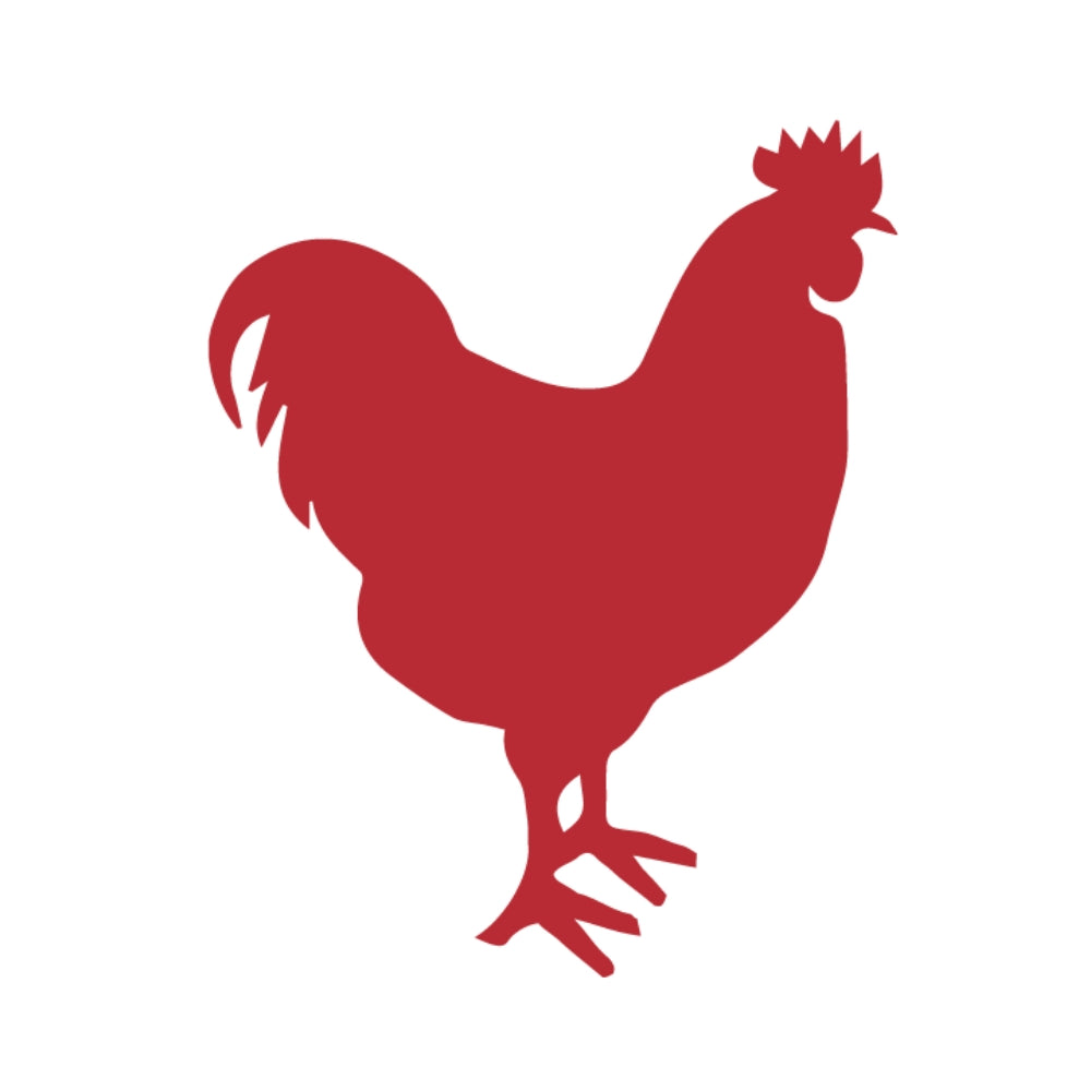 Rooster Precut Glass Shape - COE 96