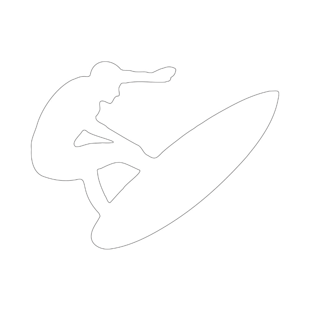 Surfer #1 Precut Shape - COE 96
