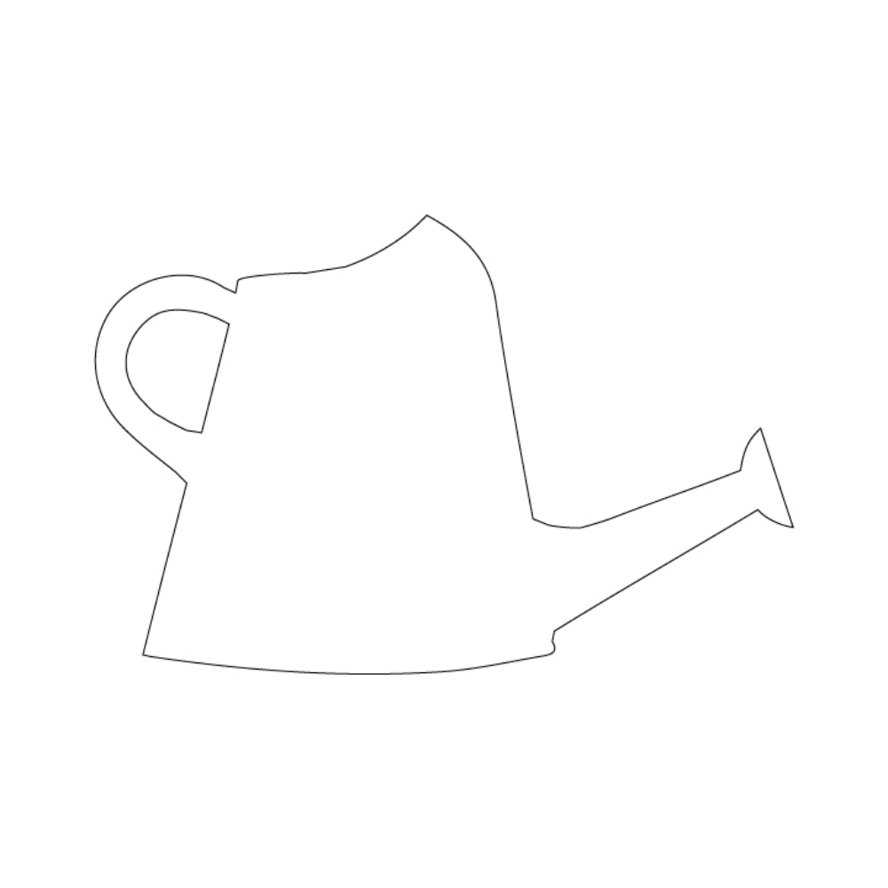 Precut Glass Shape - Watering Can - COE 90
