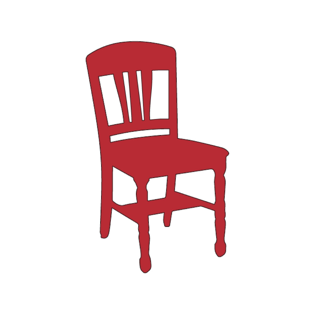 Precut Glass Shape - Wooden Chair - COE 96