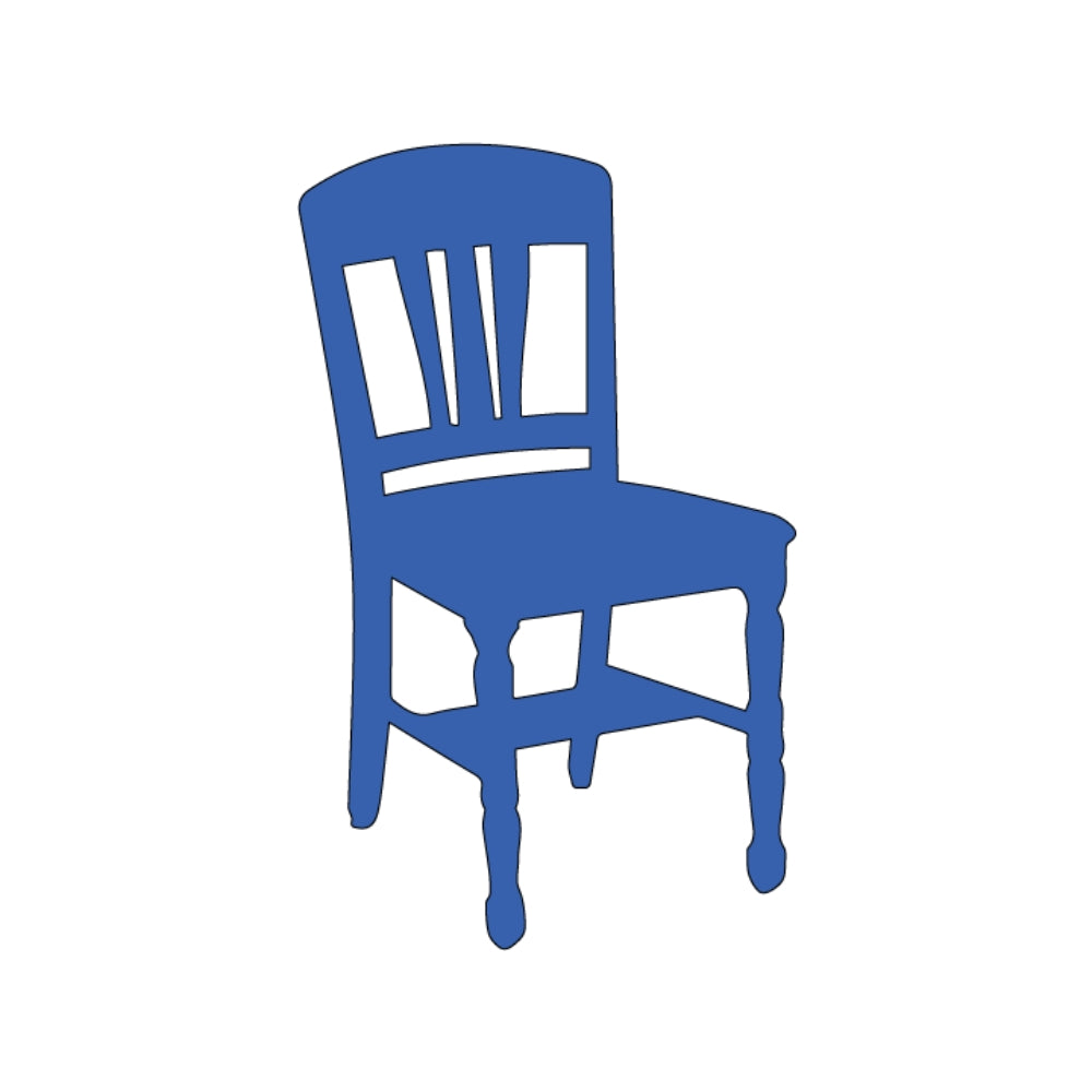 Precut Glass Shape - Wooden Chair - COE 96