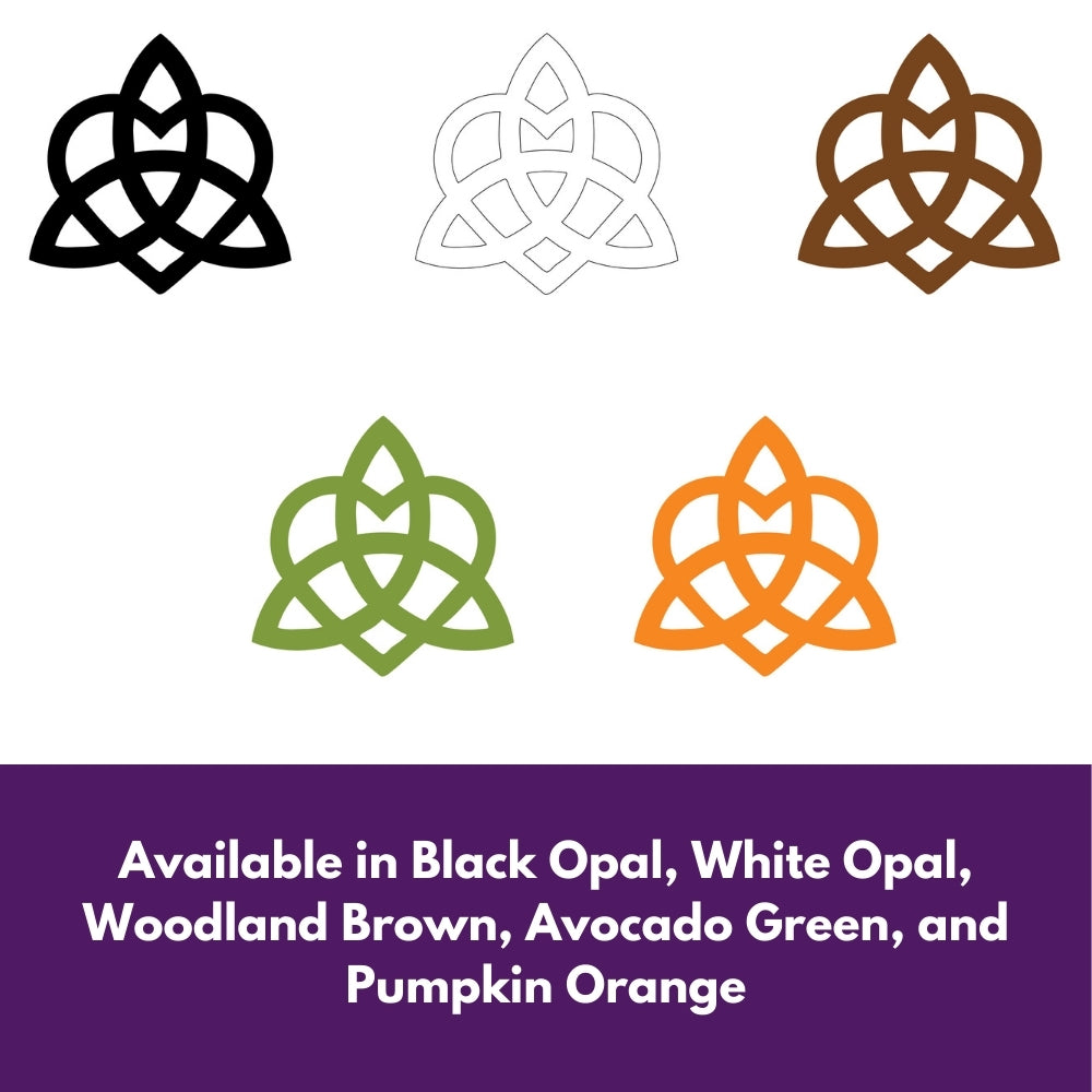 available colors of celtic knot glass shape coe 90