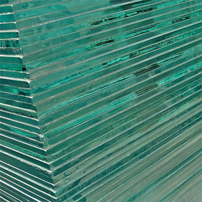 COE 90 Precut Glass Shaped Stacked Up