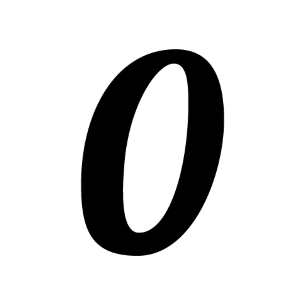 Numbers in Lobster - Black COE 90
