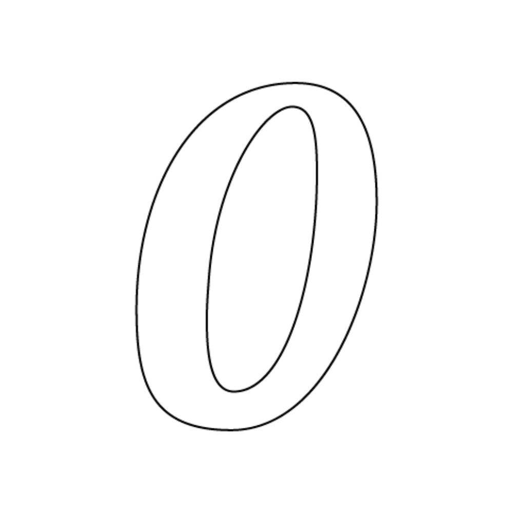Numbers in Lobster - White COE 90