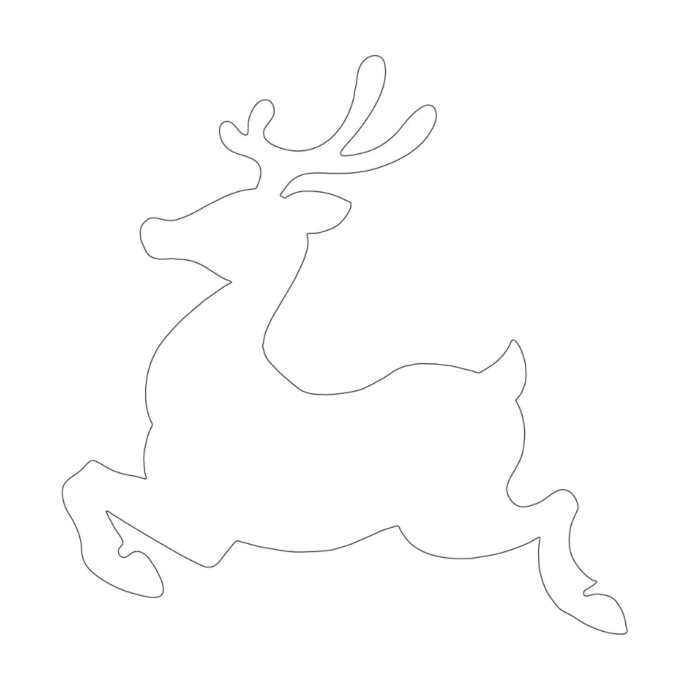 Reindeer Precut Glass Shapes - COE 90