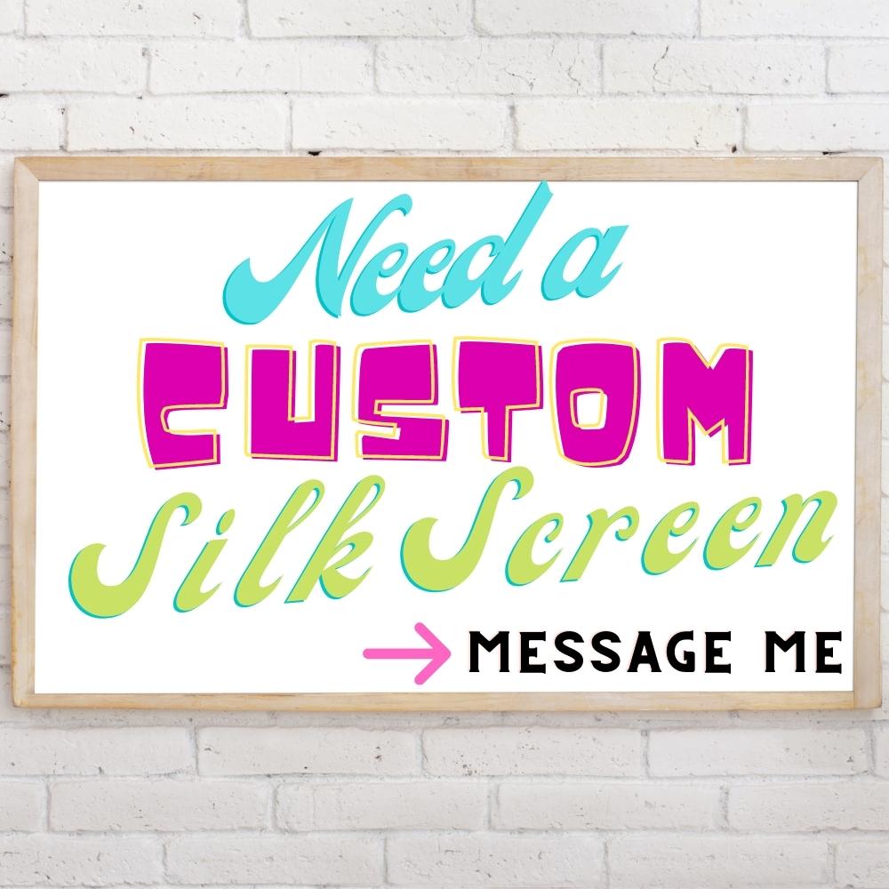 Easter Silk Screen Stencil
