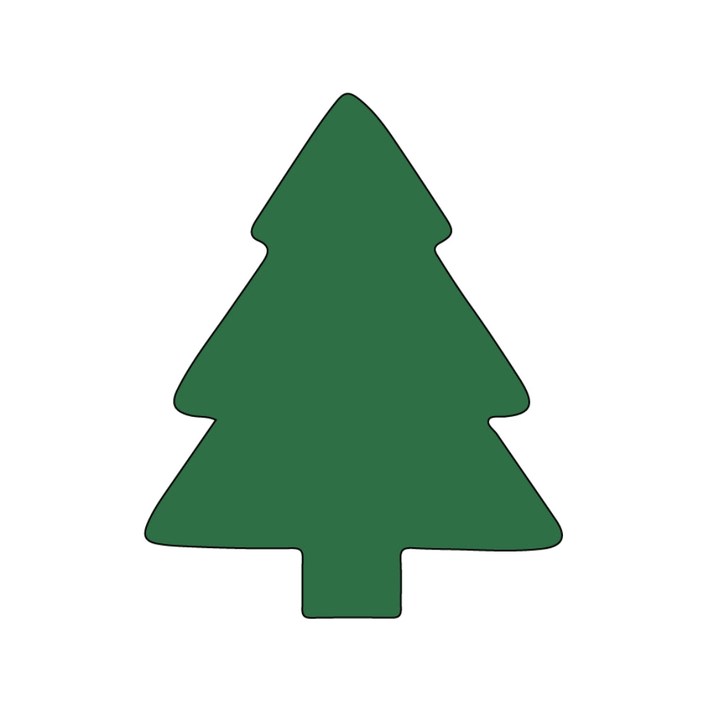 Christmas #1 Tree Precut Glass Shape - COE 96