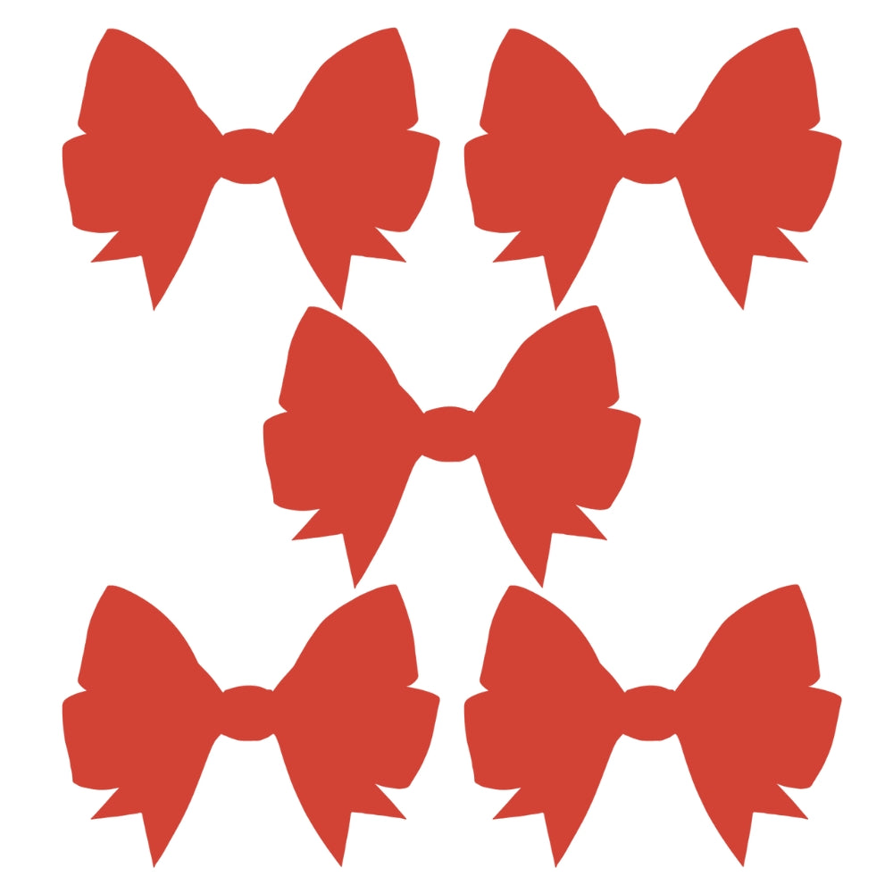Christmas Bow Precut Glass Shape - COE 90