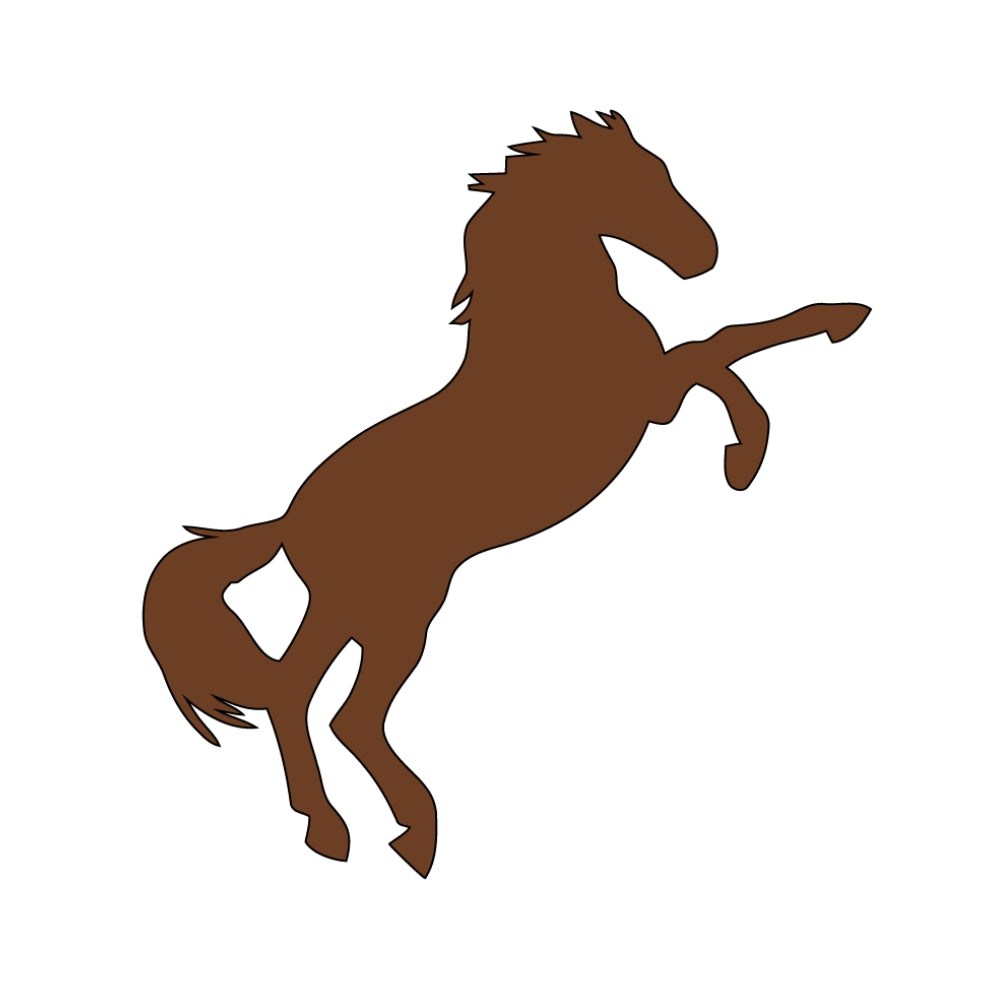 Horse Precut Stained Glass - COE 96