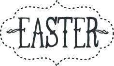 Easter Silk Screen Stencil