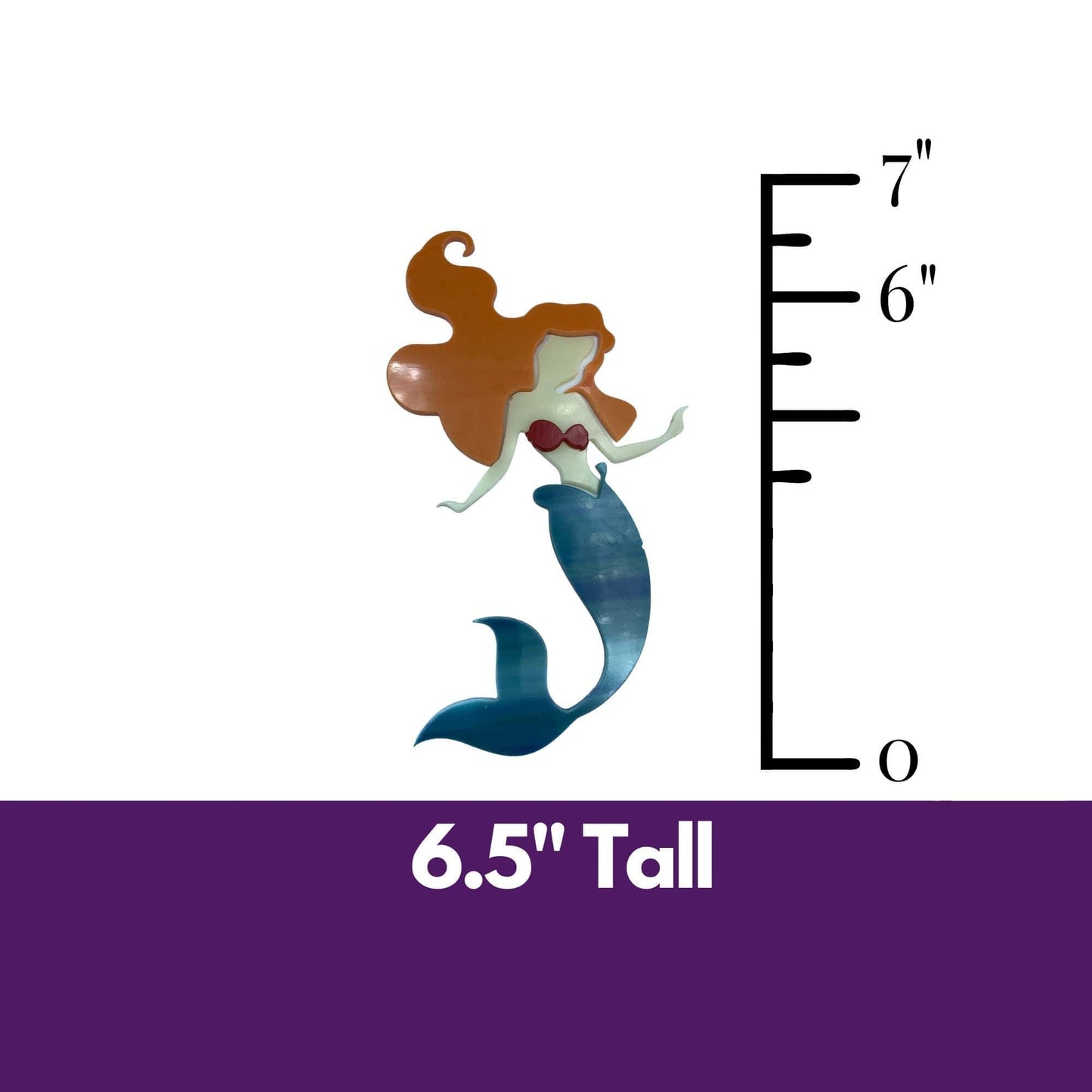 Precut Glass Shape - Mermaid - COE 96