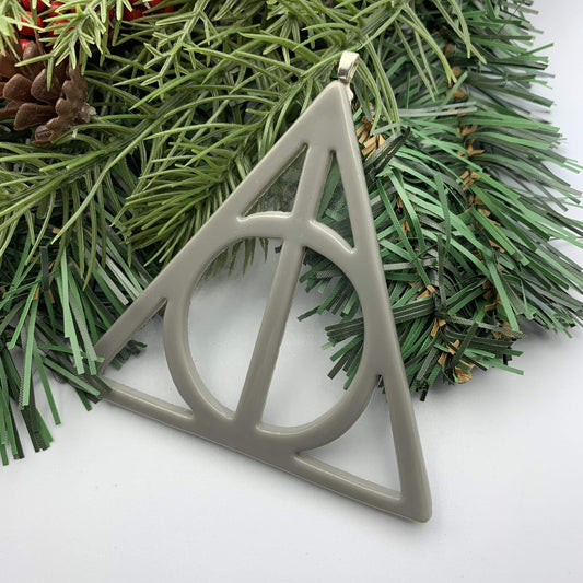 Deathly Hallows Glass Ornament