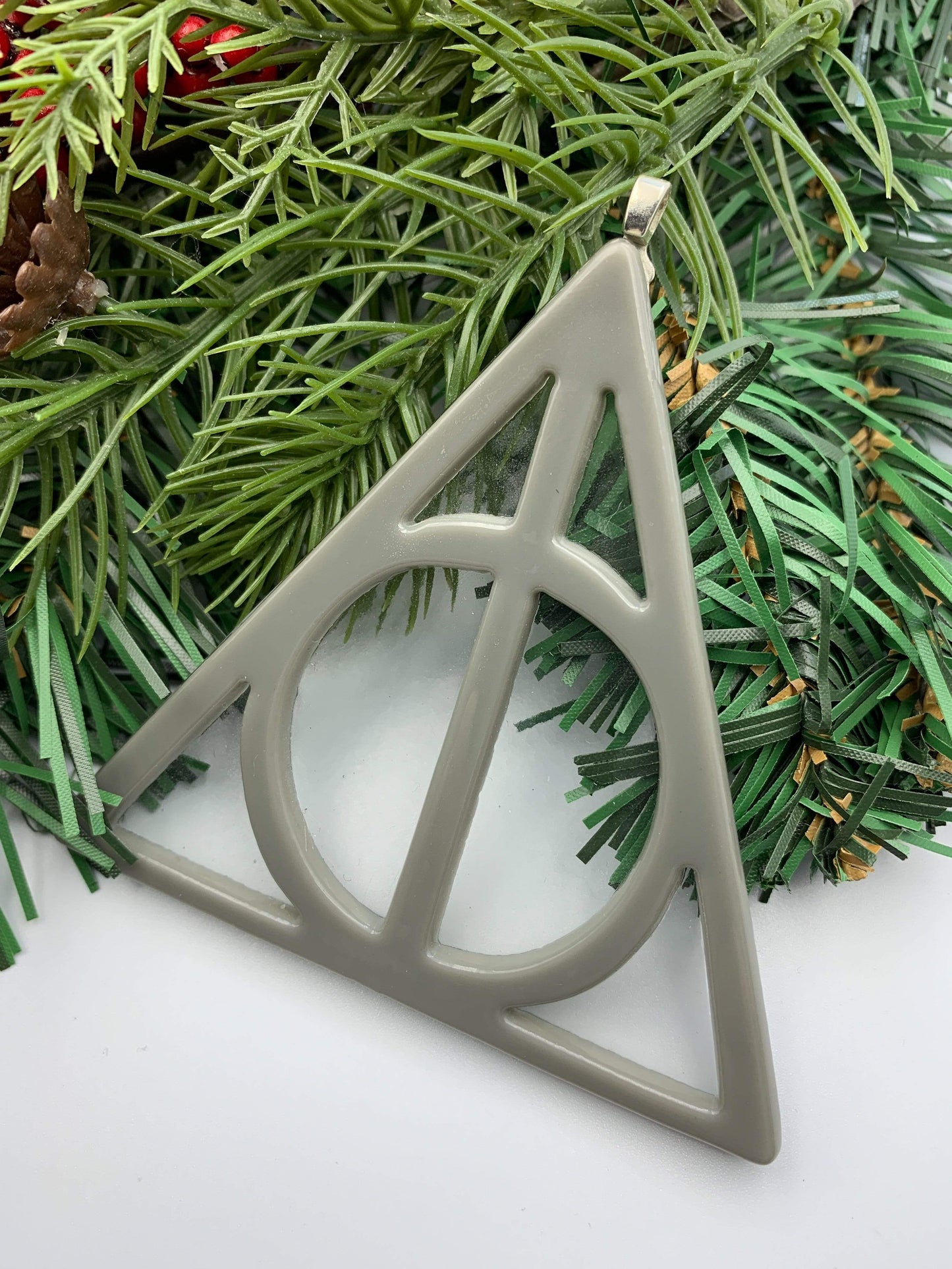 Deathly Hallows Glass Ornament