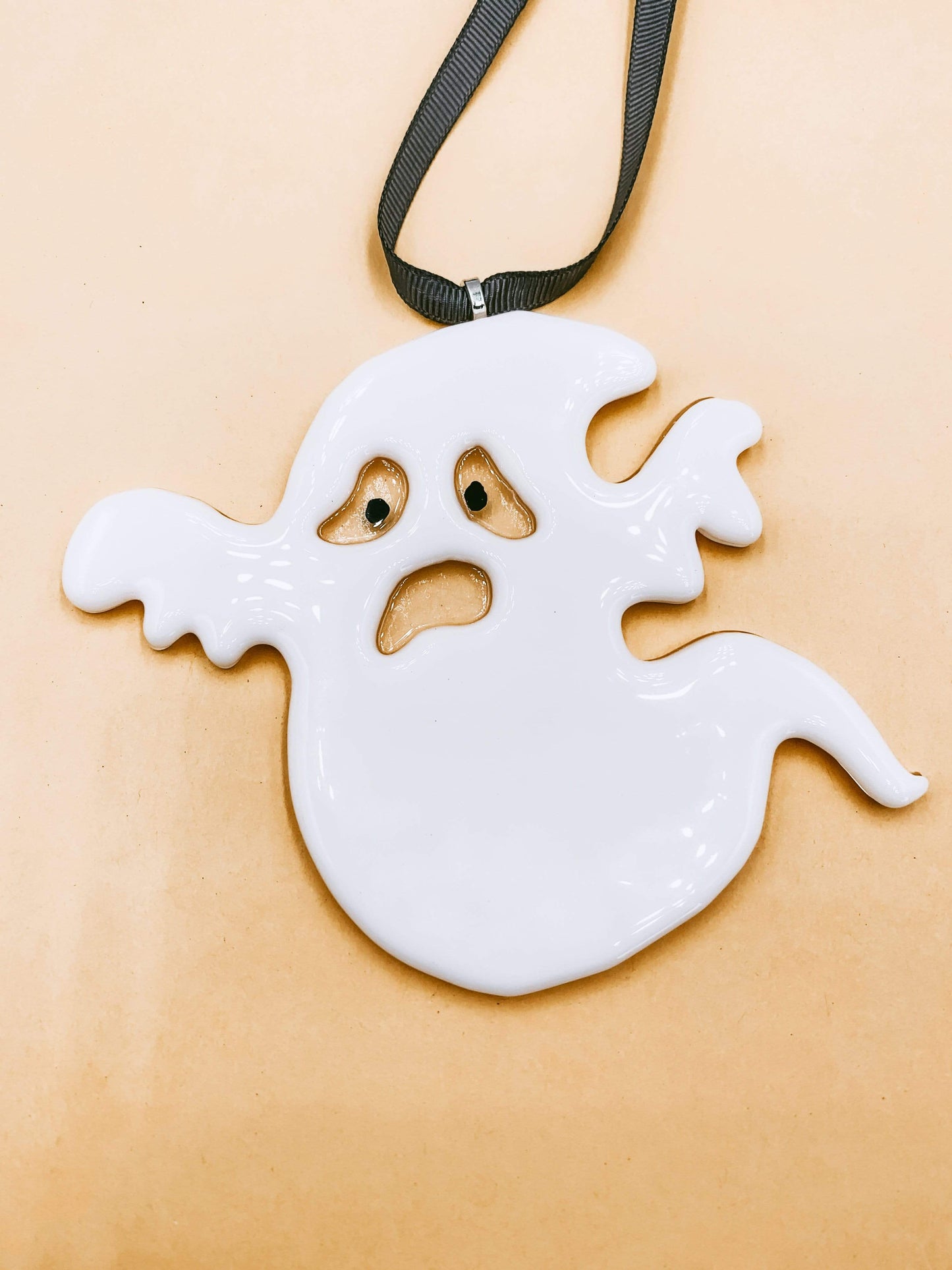 Ghost Fused Glass Ornament
