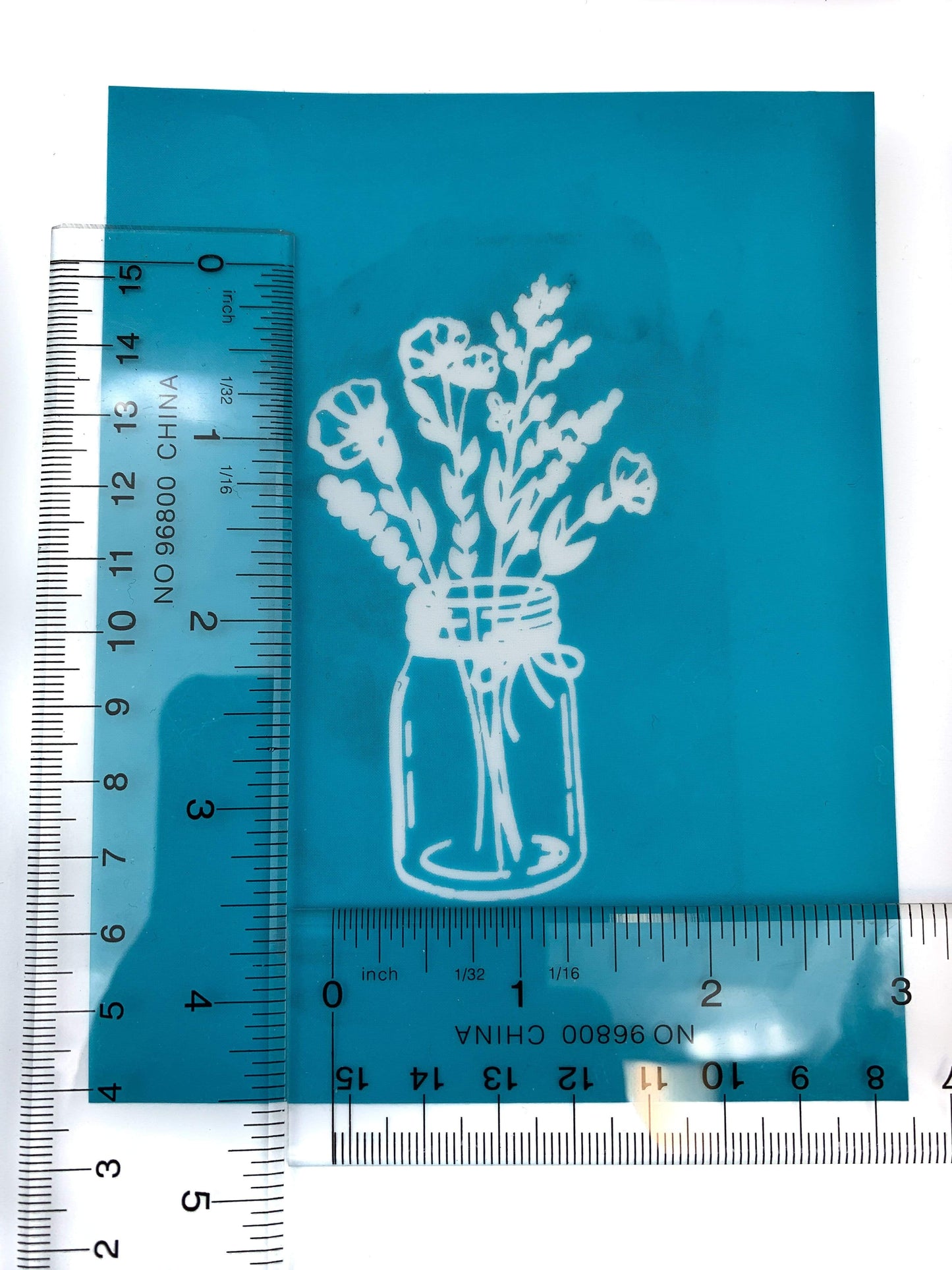Flowers in Vase Silk Screen