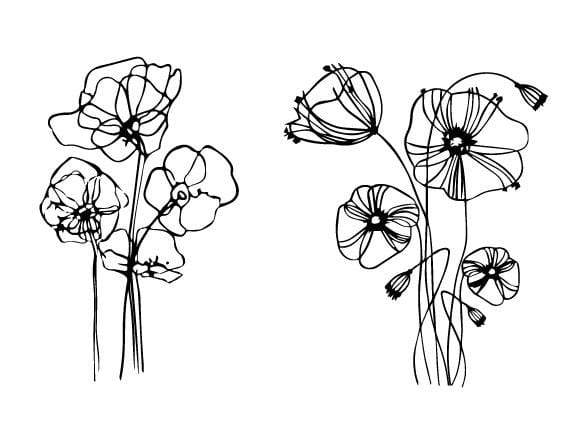 Flowers Silk Screen