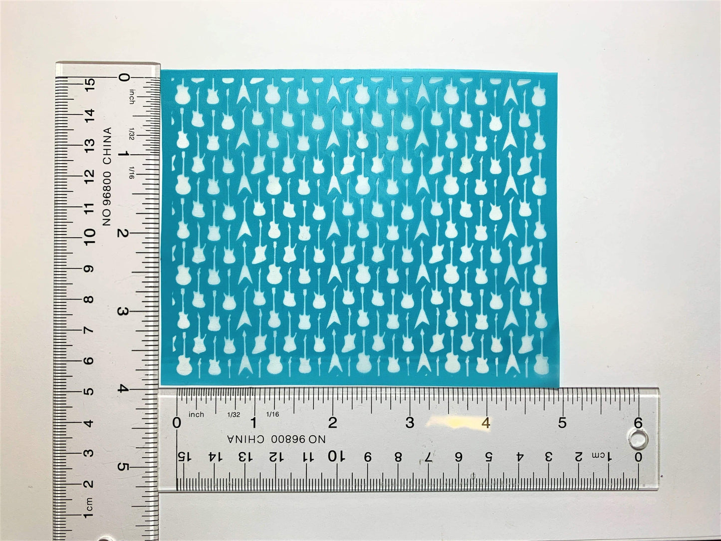 Guitars Silk Screen Stencil