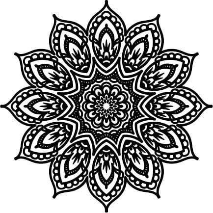 Mandala Silk Screen