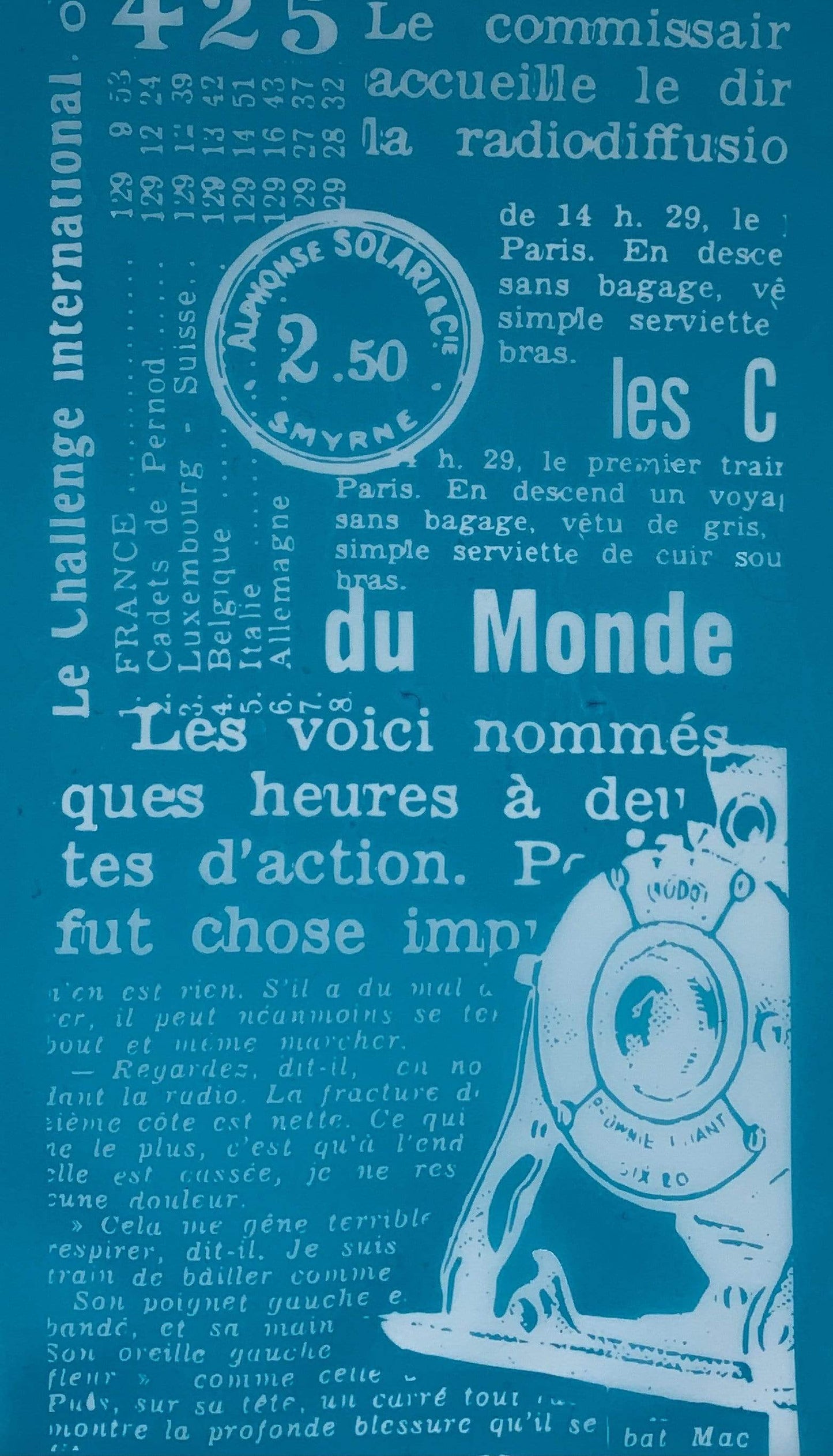 Newspaper Print #2 Silk Screen
