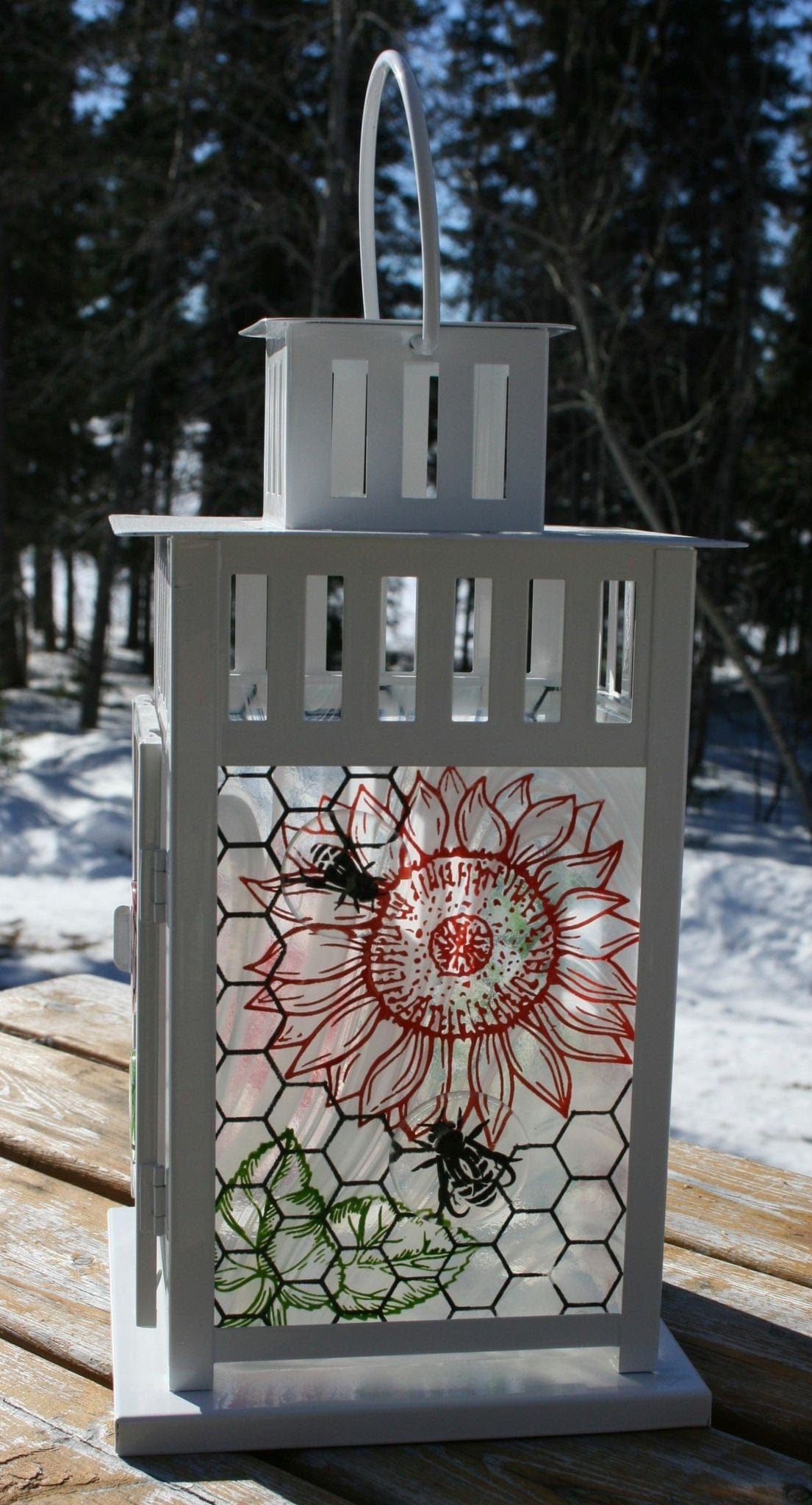 Fuse Muse Fused Glass Bees and Honeycomb Silk Screen Stencil