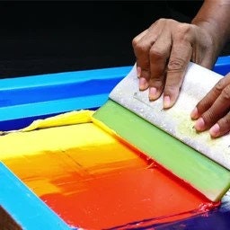 Plaid Silk Screen Stencil
