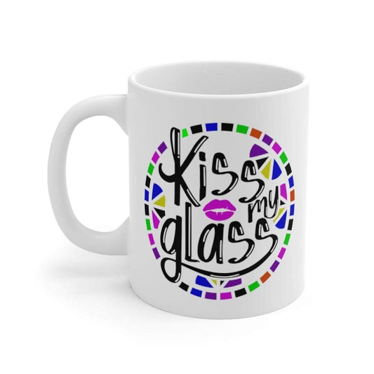 Printify Mug 11oz Kiss My Glass - Mug 11oz