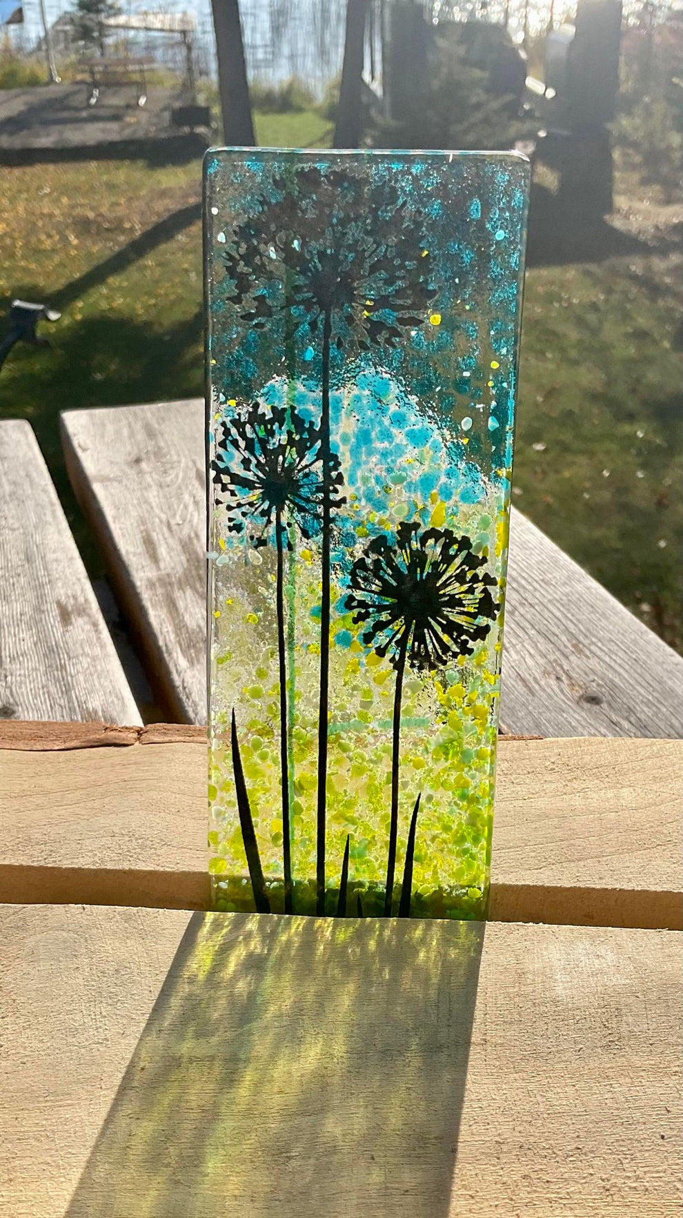 Meadow Flowers Adhesive Silk Screen Stencil Design – Fuse Muse Fused Glass