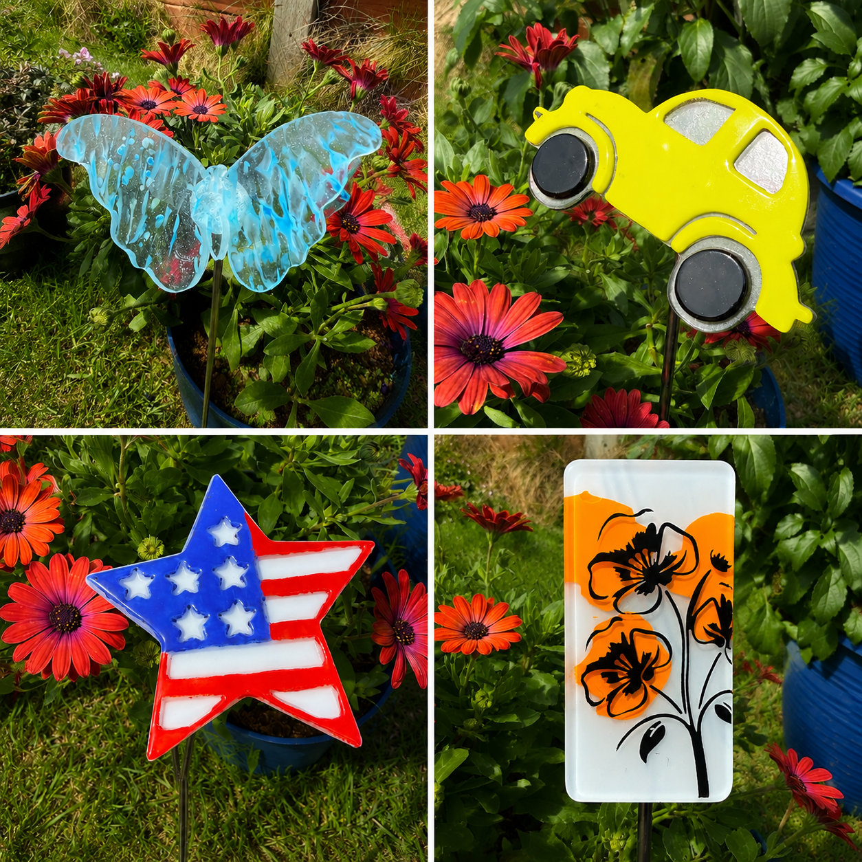 TriAngle Stake Mount™ – Universal Multi-Angle Garden Stake Mount