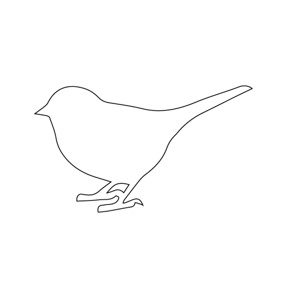 Bird Precut Glass Shape - COE 90