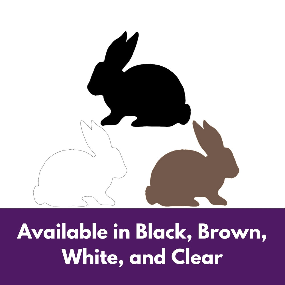 Cut Glass Rabbit Bunny Rabbit Precut Glass Shape - COE 96 – Fuse Muse Fused Glass